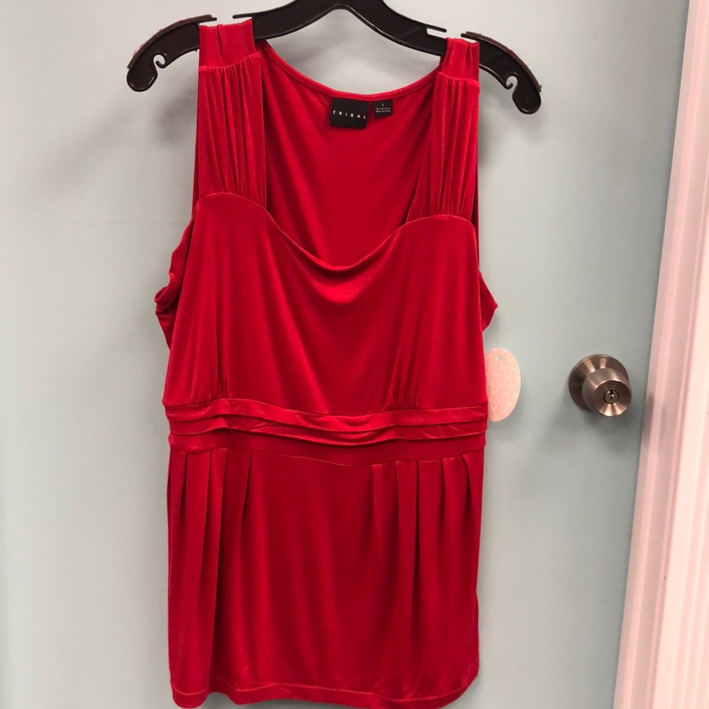 Red Tribal Tank NWT